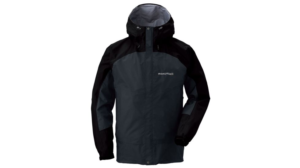 Mont Bell Thunder Pass Jacket - Men's-Black/Gunmetal-X-Large