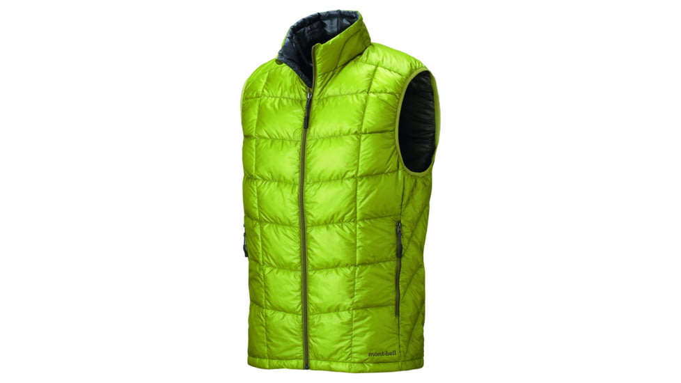 Mont Bell U.L. Down Vest - Men's-Chartreuse-X-Large