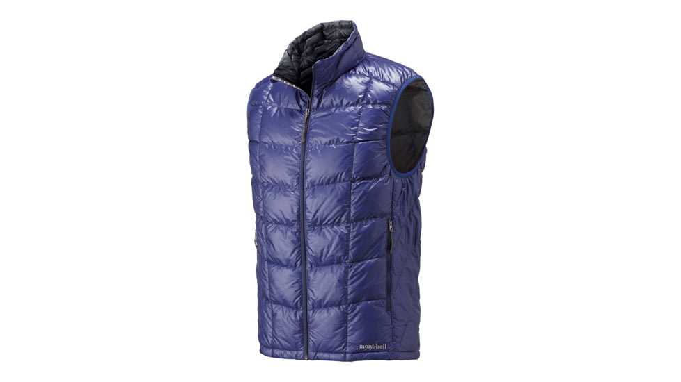 Mont Bell U.L. Down Vest - Men's-Dark Blue-Large