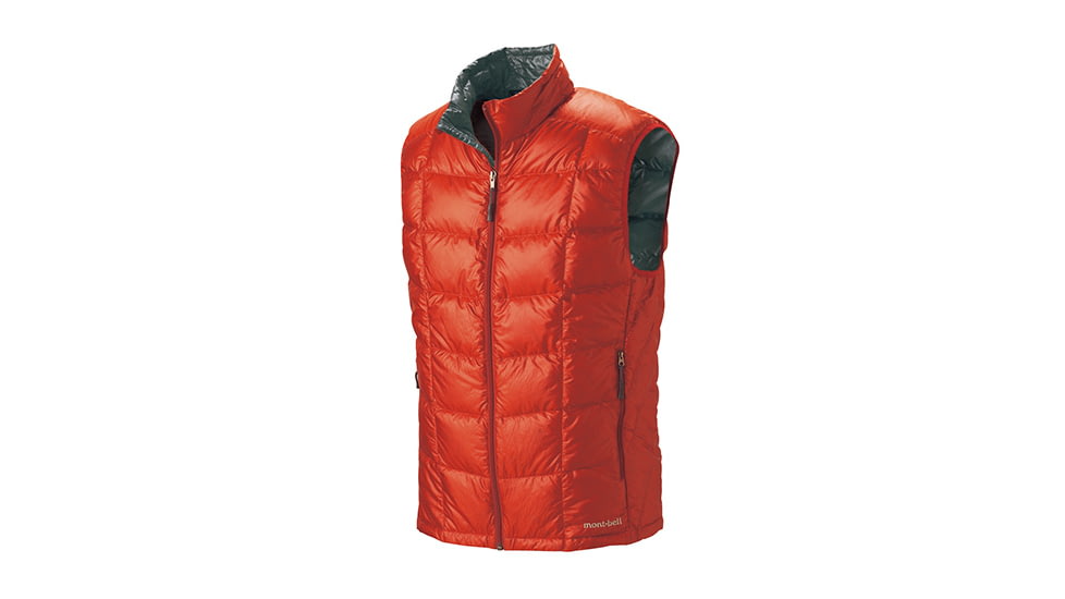 Mont Bell U.L. Down Vest - Red Brick-Large
