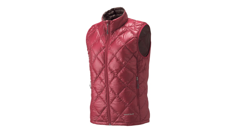Mont Bell U.L. Down Vest - Women's-Garnet-X-Large