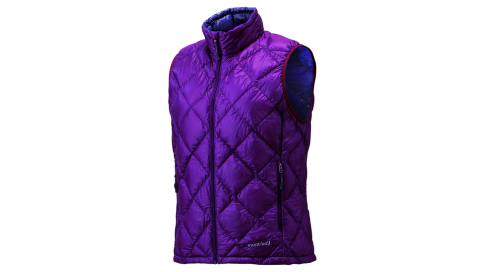 Mont Bell U.L. Down Vest - Women's-Mulberry-Small