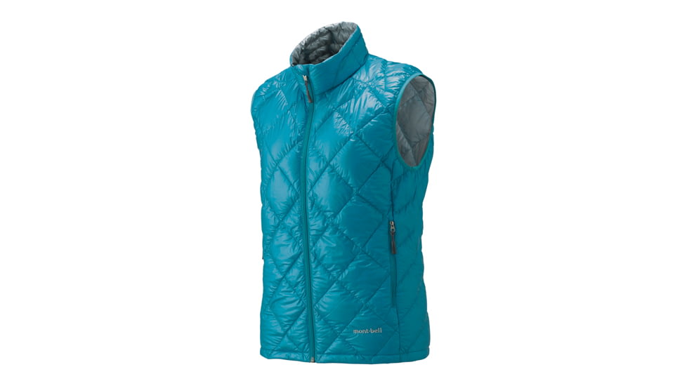 Mont Bell U.L. Down Vest - Women's-Peacock Blue-X-Large