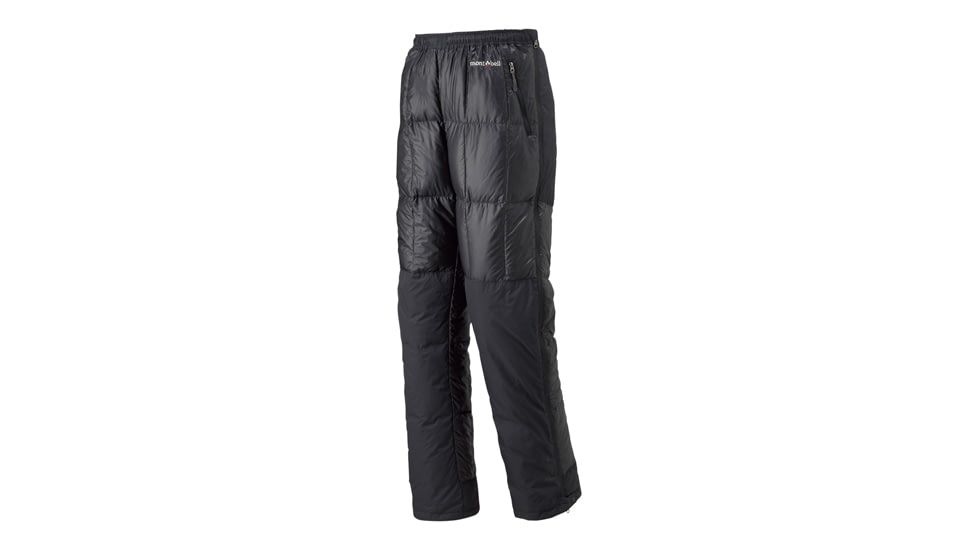 Mont Bell U.L Tec Down Pants - Women-Charcoal Black-Small