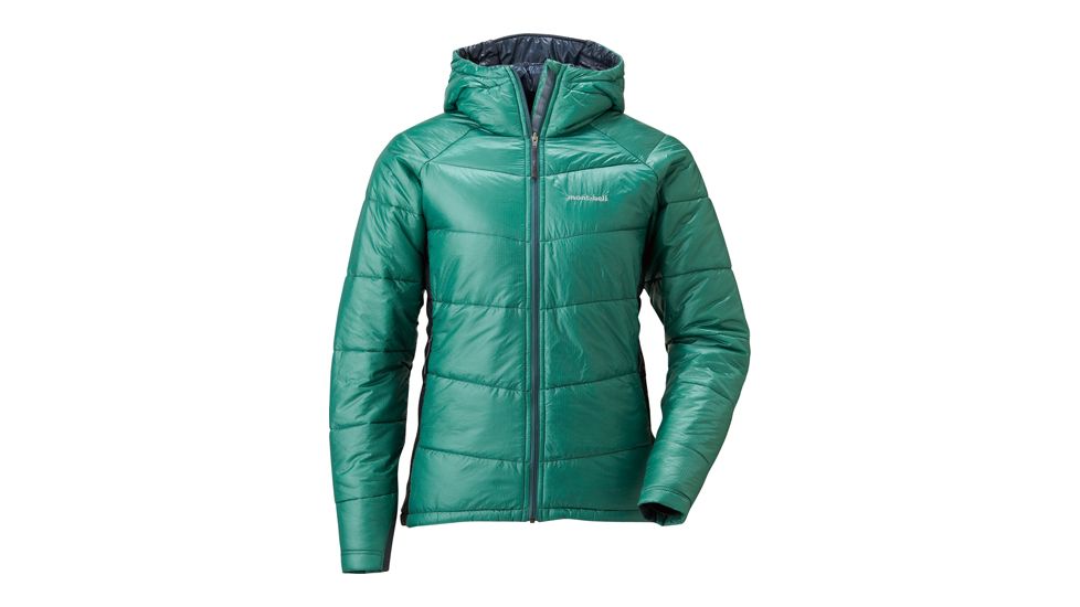 Mont Bell U.L. Thermawrap Women's Parka - Dull Blue Green/Black S