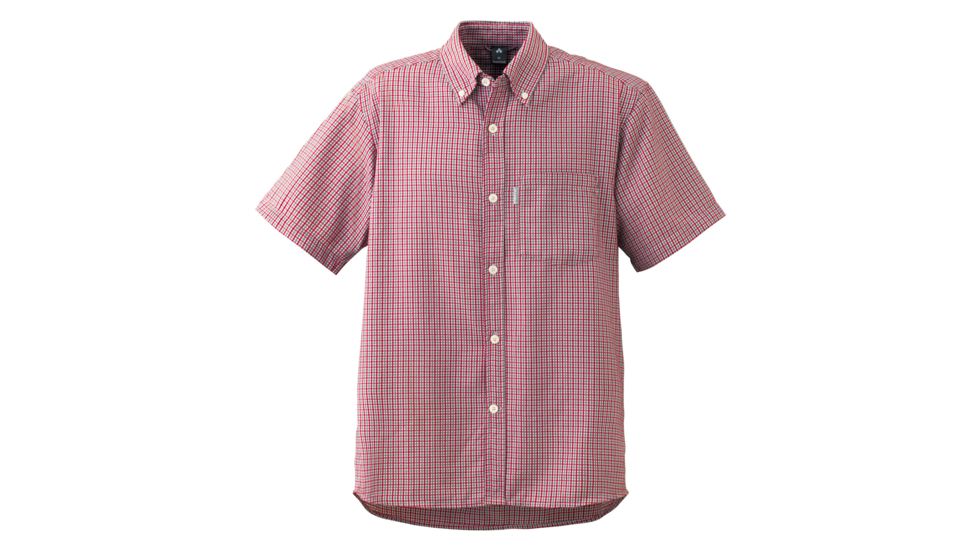 Mont Bell Wickron Dry Touch Short Sleeve Shirt - Men's-Paprika-Small
