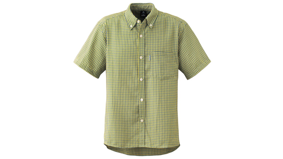 Mont Bell Wickron Dry Touch Short Sleeve Shirt - Men's-Thyme-Small