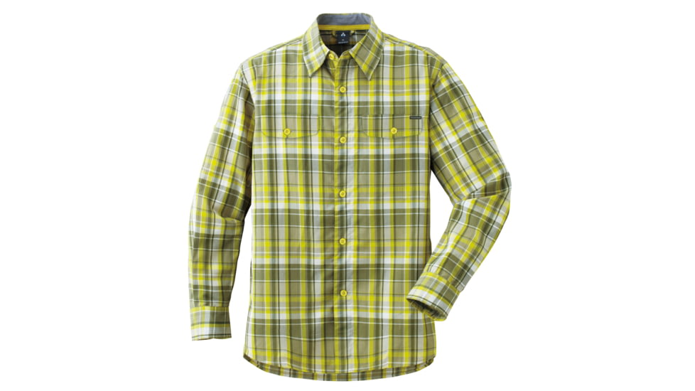 Mont Bell Wickron Light Long Sleeve Shirt - Men's-Green-Small