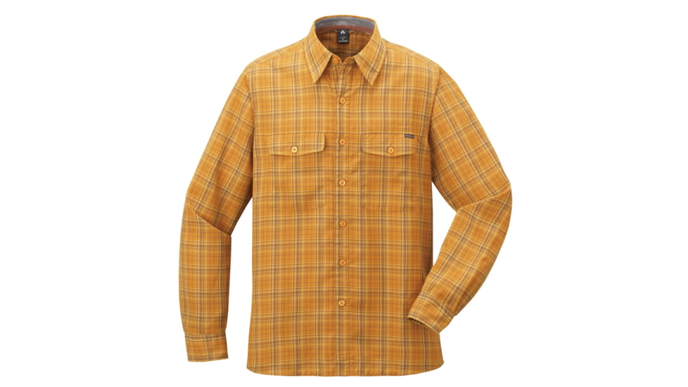 Mont Bell Wickron Light Long Sleeve Shirt - Men's-Honey-Small