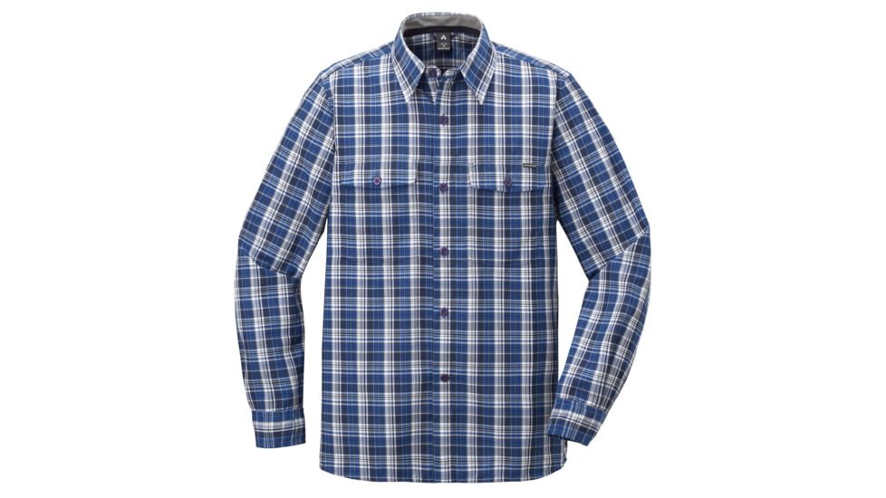 Mont Bell Wickron Light Long Sleeve Shirt - Men's-Ink Blue-Small