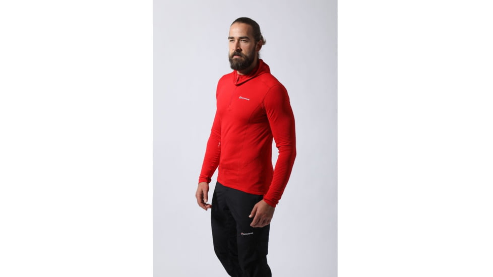 Montane Allez Micro Hoodie, Alpine Red, S, MAMHOALPB5