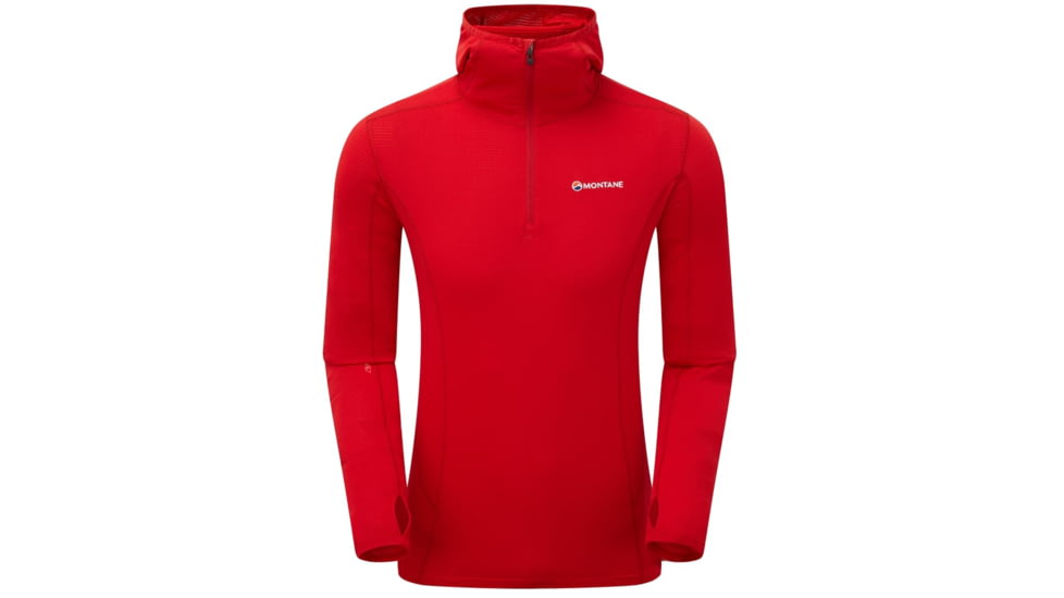 Montane Allez Micro Hoodie, Alpine Red, S, MAMHOALPB5