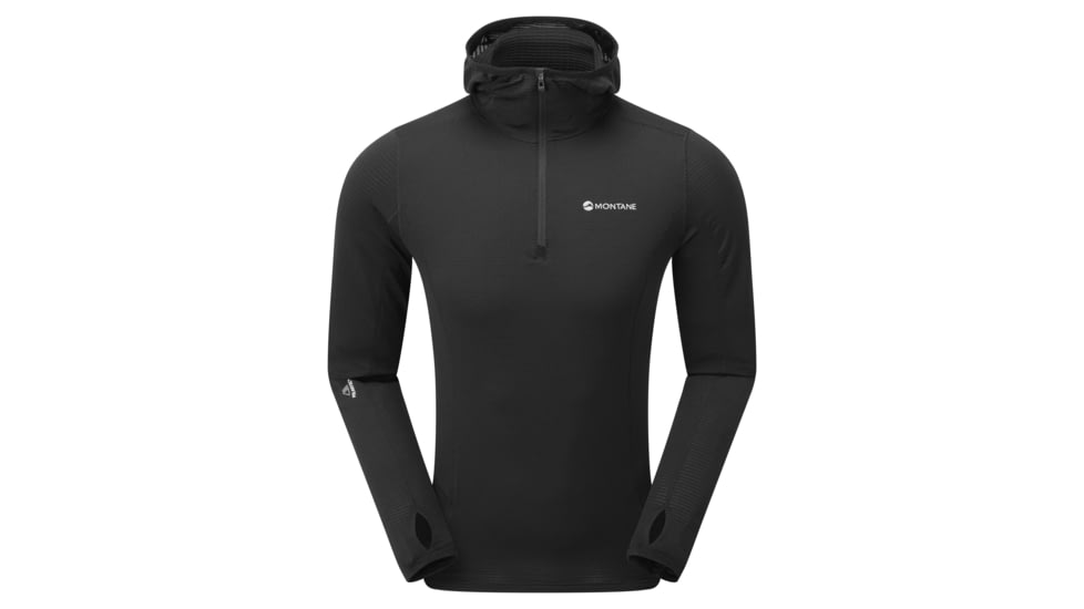 Montane Allez Micro Hoodie - Mens, Black, 2XL, MAMHOBLAZ14