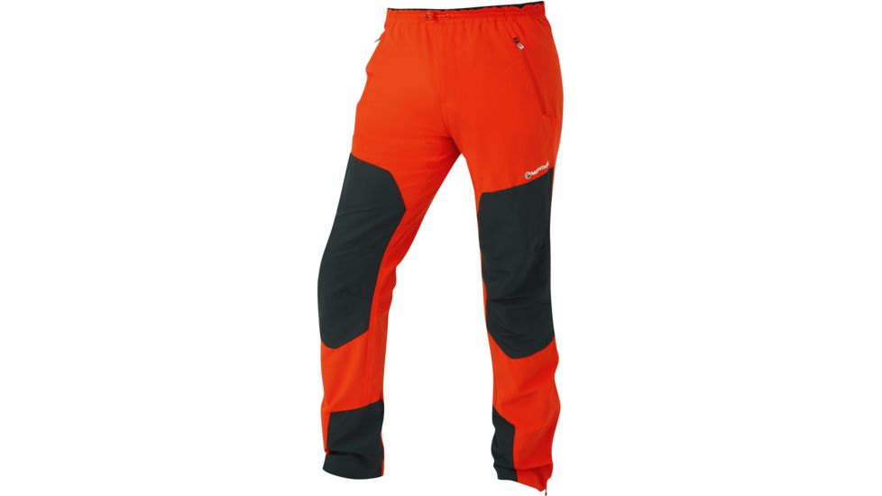 Montane Alpine Stretch Pant - Men's-Firefly Orange-Small-Regular Inseam