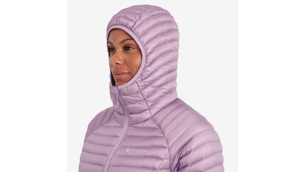 Montane Anti-Freeze Lite Hooded Down Jacket - Women, Large, Allium, FAFLHALMN15