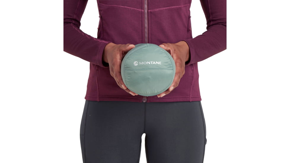 Montane Anti-Freeze Lite Hoodie - Womens, Pale Sage, Medium, FAFLHSAGM15