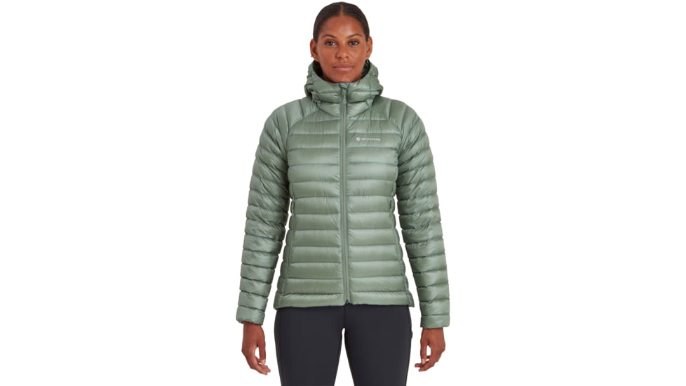 Montane Anti-Freeze Lite Hoodie - Womens, Pale Sage, Medium, FAFLHSAGM15