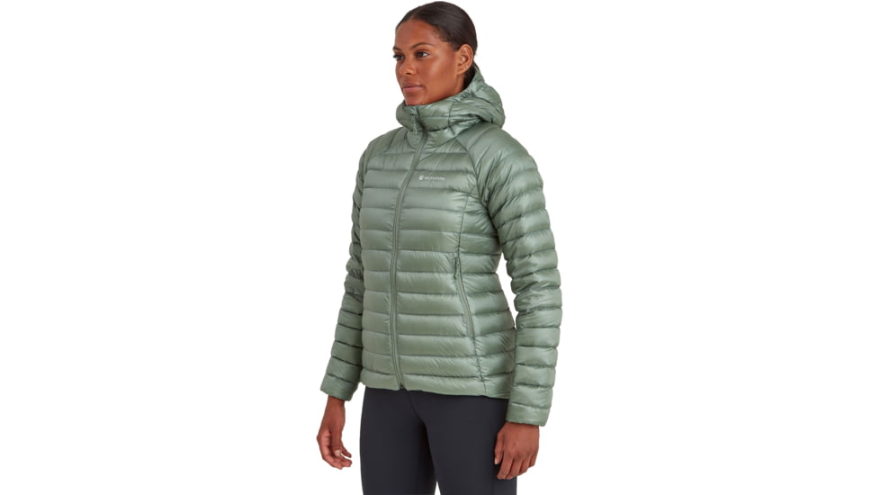 Montane Anti-Freeze Lite Hoodie - Womens, Pale Sage, Medium, FAFLHSAGM15