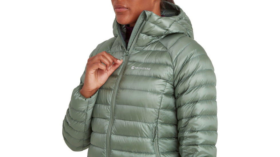 Montane Anti-Freeze Lite Hoodie - Womens, Pale Sage, Medium, FAFLHSAGM15