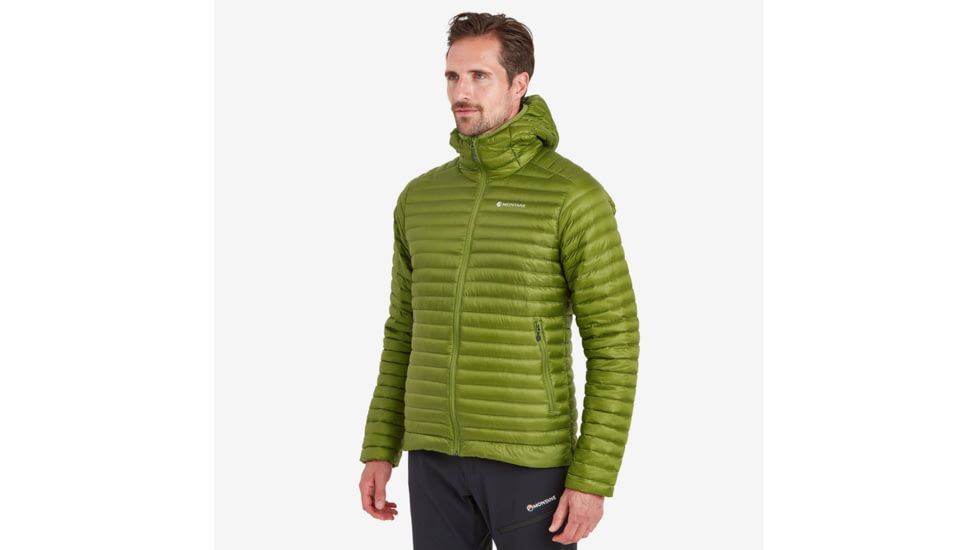 Montane Anti-Freeze Lite Packable Hooded Down Jacket - Men's, Medium, Alder Green, MAFLHALGM15