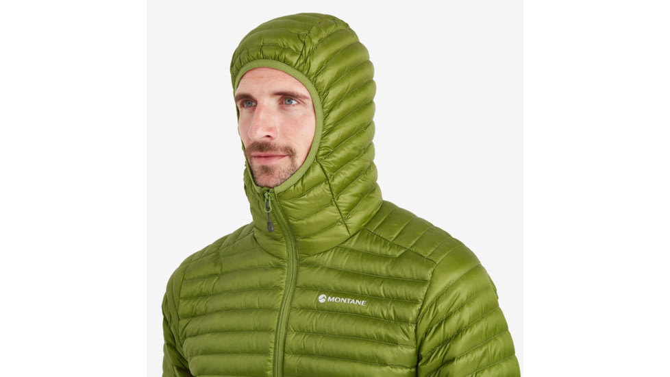 Montane Anti-Freeze Lite Packable Hooded Down Jacket - Men's, Medium, Alder Green, MAFLHALGM15