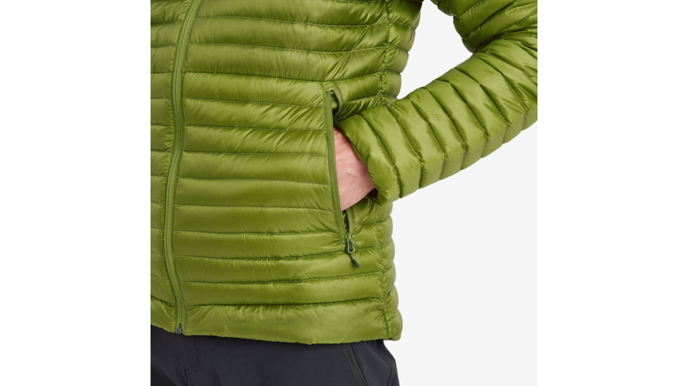 Montane Anti-Freeze Lite Packable Hooded Down Jacket - Men's, Medium, Alder Green, MAFLHALGM15