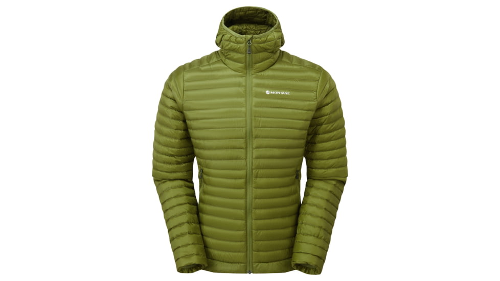 Montane Anti-Freeze Lite Packable Hooded Down Jacket - Men's, Medium, Alder Green, MAFLHALGM15