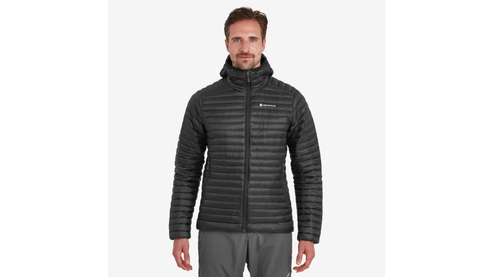 Montane Anti-Freeze Lite Packable Hooded Down Jacket - Men's, Medium, Black, MAFLHBLAM15