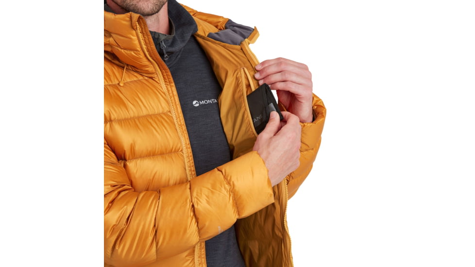 Montane Anti-Freeze XT Hoodie - Mens, Flame Orange, Large, MAFXHFLON14