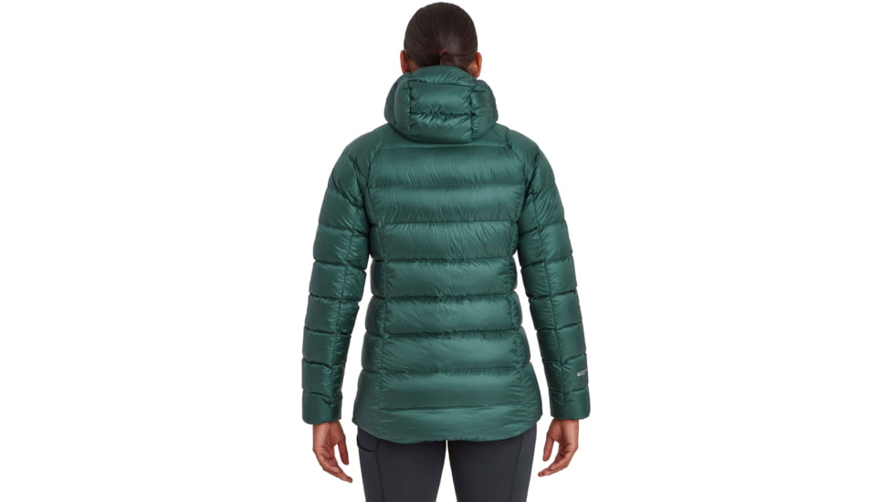 Montane Anti-Freeze XT Hoodie - Womens, Dark Wakame Green, Small, FAFXHWAKB14