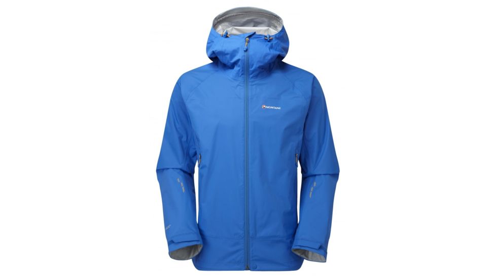 Montane Atomic Jacket - Mens-Electric Blue/Authentic Orange-Large