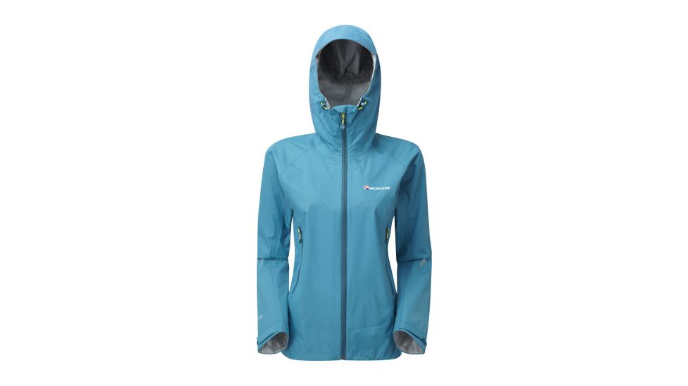 Montane Atomic Jacket - Women's-Zanskar Blue/Wild Lime-10