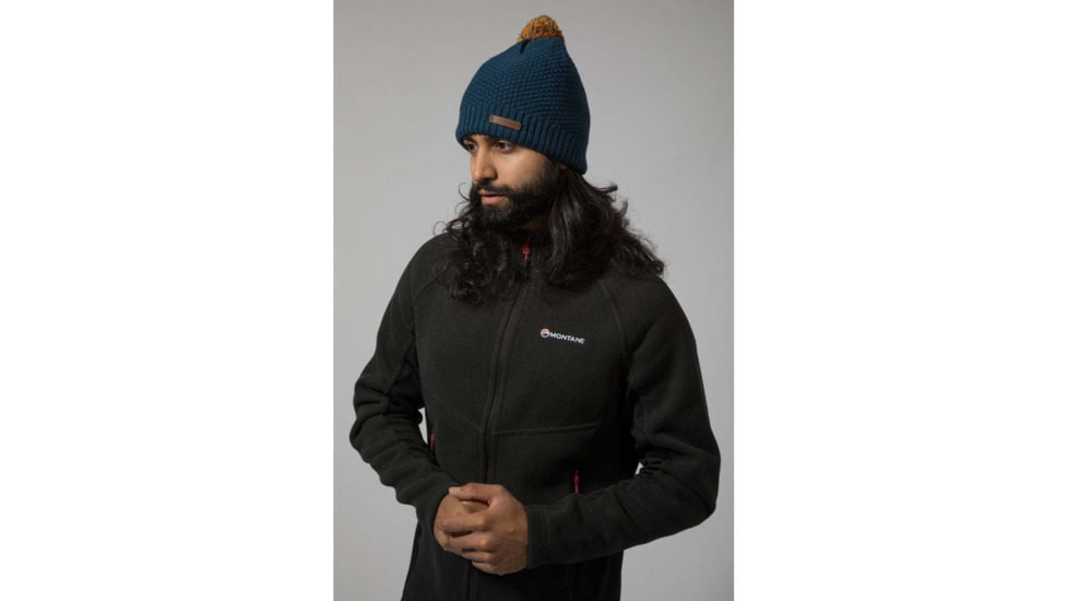 Montane Beta Bobble Beanie, Narwhal Blue, One Size, HBEBBNARO08