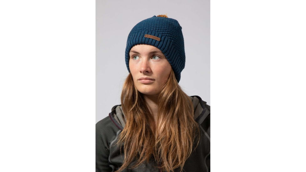 Montane Beta Bobble Beanie, Narwhal Blue, One Size, HBEBBNARO08
