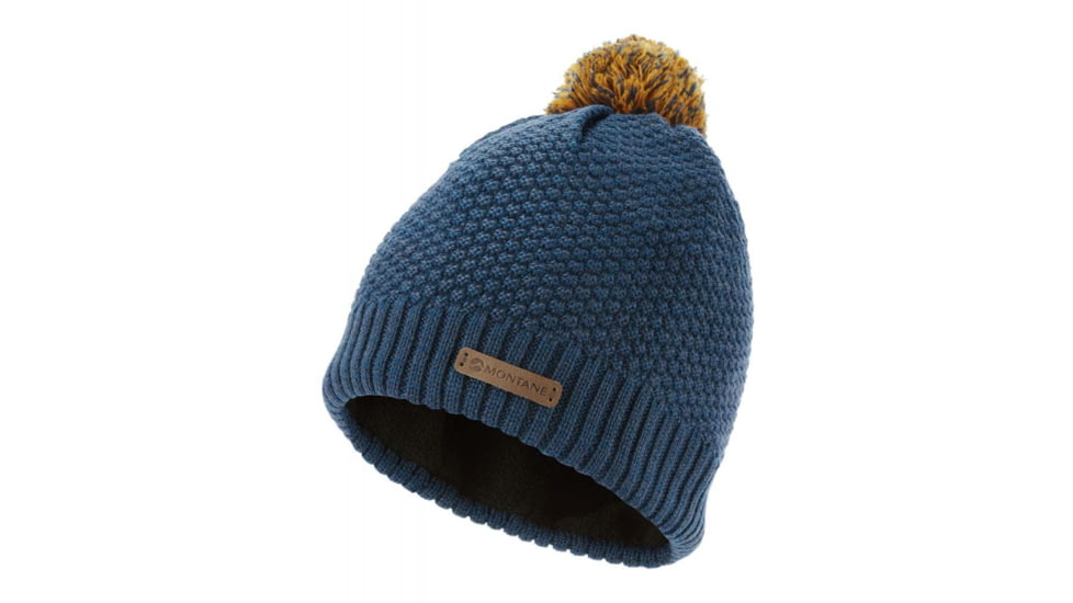 Montane Beta Bobble Beanie, Narwhal Blue, One Size, HBEBBNARO08