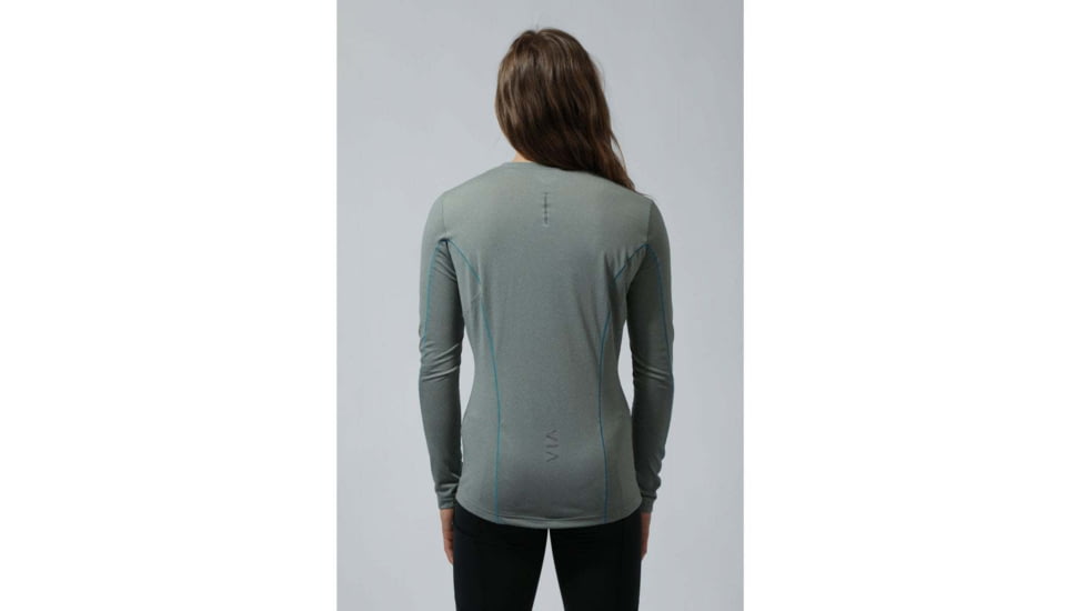 Montane Blade Long Sleeve T-Shirt - Womens, Stratus Grey, Extra Small, FBLLSSTRA09