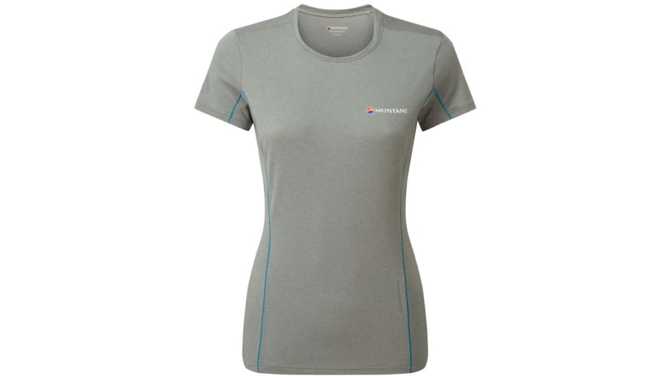 Montane Blade T-Shirt - Womens, Stratus Grey, Extra Small, FBLTSSTRA09
