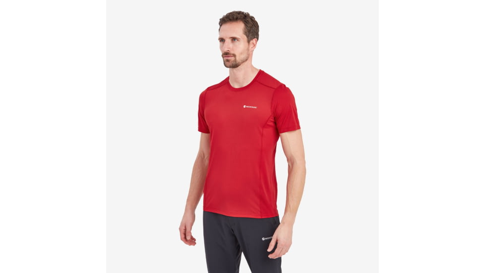 Montane Dart Lite T-Shirt - Men, Extra Large, Acer Red, MDITSACRX15