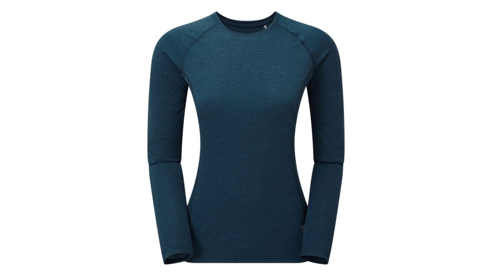 Montane Dart Long Sleeve T-Shirt - Womens, Narwhal Blue, Medium, FDLTSNARM07