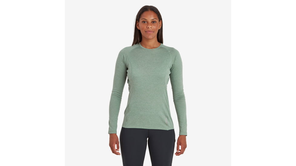 Montane Dart Long Sleeve T-Shirt - Womens, Pale Sage, Extra Large, FDRLSSAGX14
