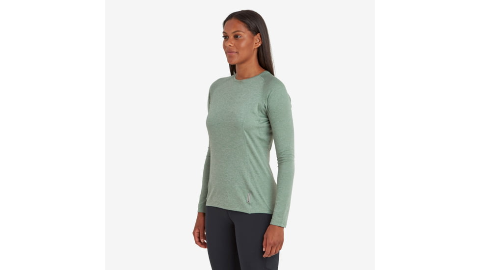 Montane Dart Long Sleeve T-Shirt - Womens, Pale Sage, Extra Large, FDRLSSAGX14