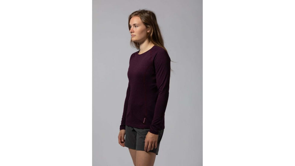 Montane Dart Long Sleeve T-Shirt - Womens, Saskatoon Berry, Medium, FDLTSSASM09