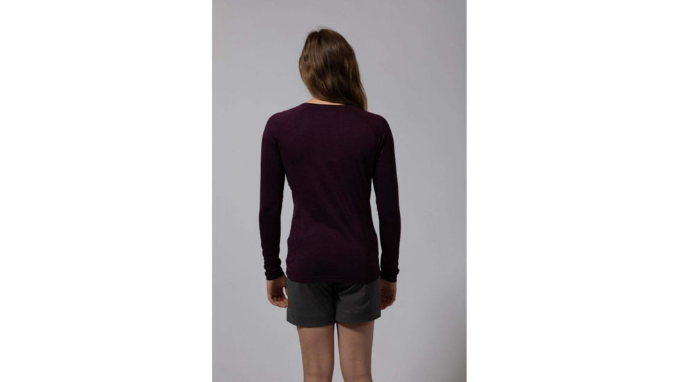 Montane Dart Long Sleeve T-Shirt - Womens, Saskatoon Berry, Medium, FDLTSSASM09