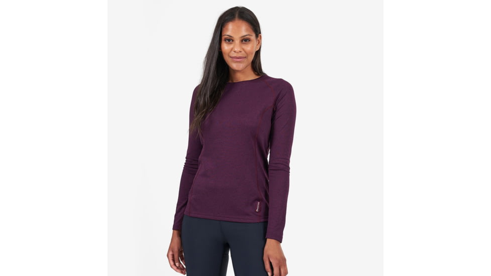 Montane Dart Long Sleeve T-Shirt - Womens, Saskatoon Berry, Large, FDRLSSASN12