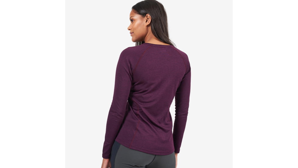 Montane Dart Long Sleeve T-Shirt - Womens, Saskatoon Berry, Large, FDRLSSASN12