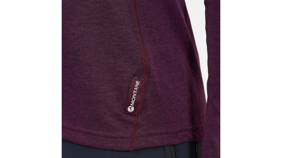 Montane Dart Long Sleeve T-Shirt - Womens, Saskatoon Berry, Large, FDRLSSASN12
