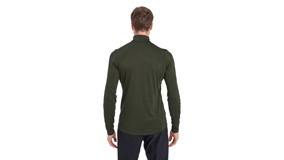 Montane Dart Zip Neck - Mens, Oak Green, Large, MDRZNOAKN15