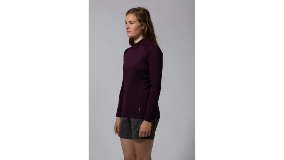 Montane Dart Zip-Neck - Womens, Saskatoon Berry, Large, FDAZNSASN09