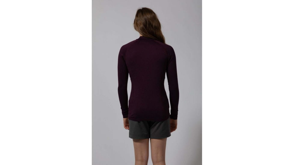 Montane Dart Zip-Neck - Womens, Saskatoon Berry, Large, FDAZNSASN09
