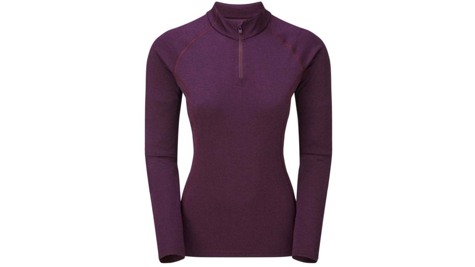Montane Dart Zip-Neck - Womens, Saskatoon Berry, Large, FDAZNSASN09